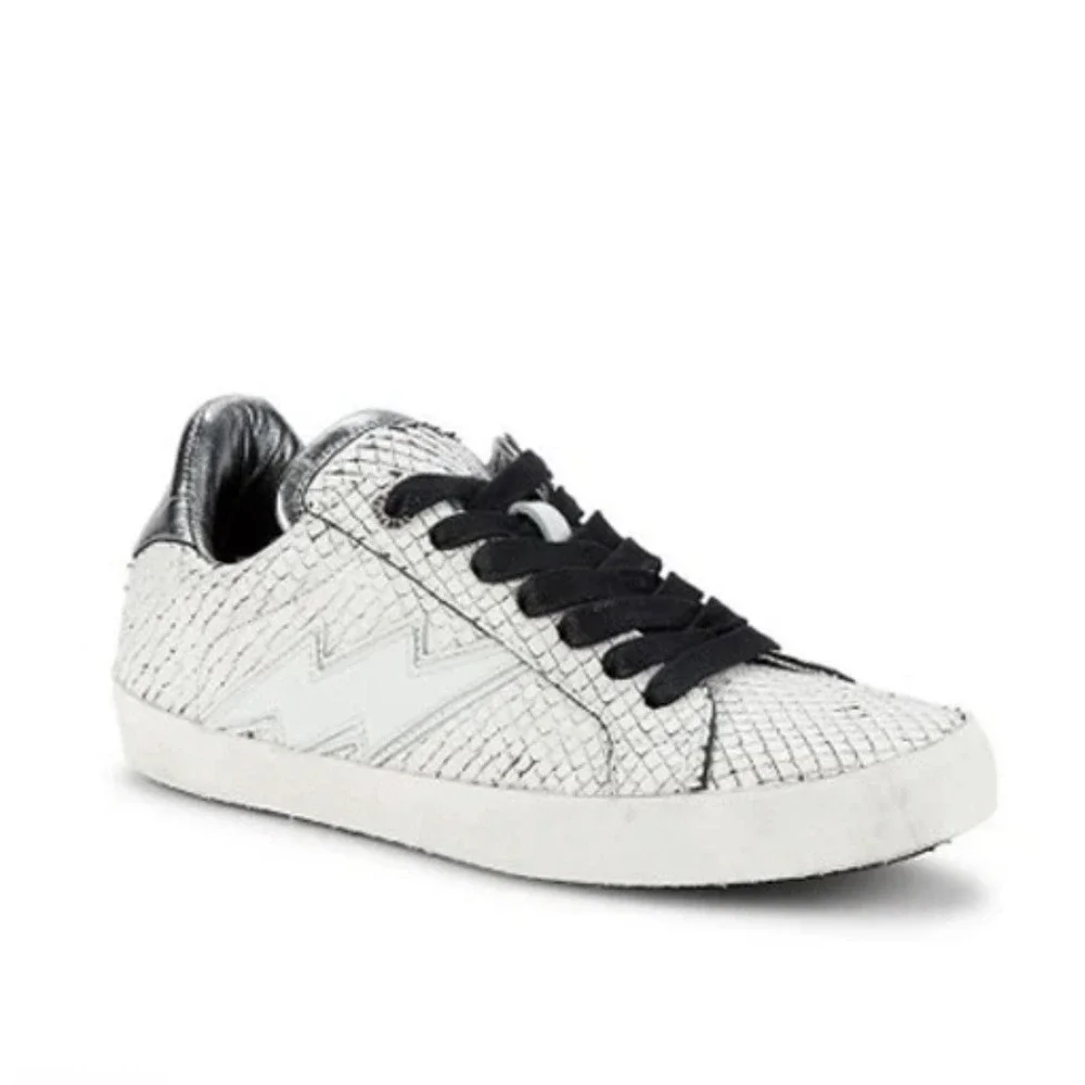 Zadig‎ & Voltaire White Sneakers Size 37 - Picture 3 of 7